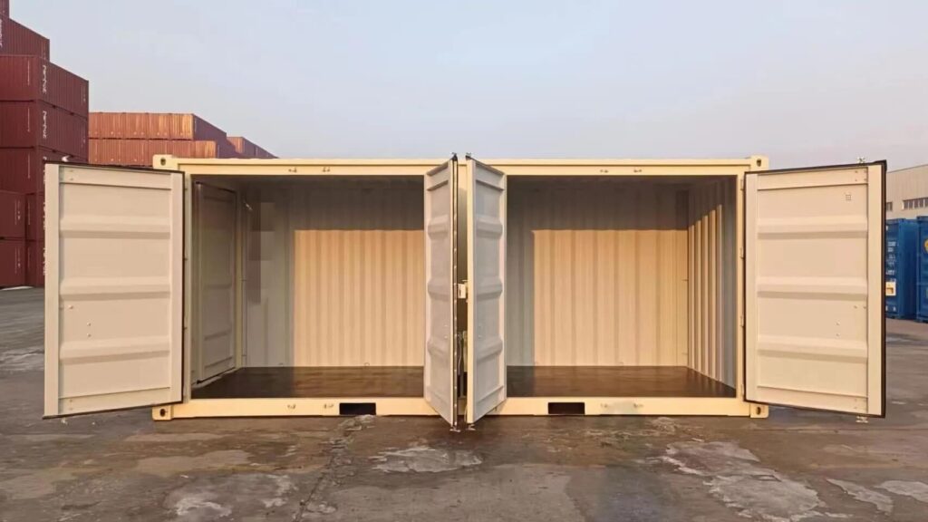 Shipping container used for container offices