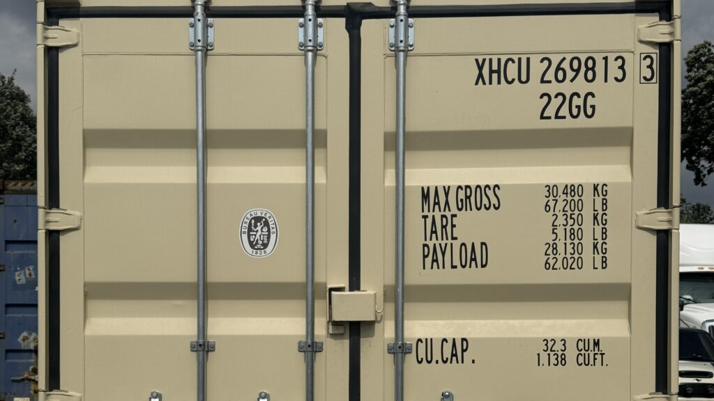 Shipping container used for container garage & car storage