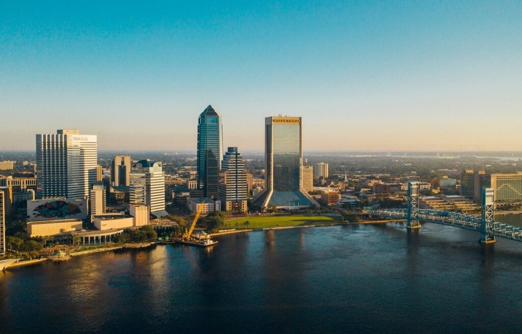 Jacksonville skyline, Florida
