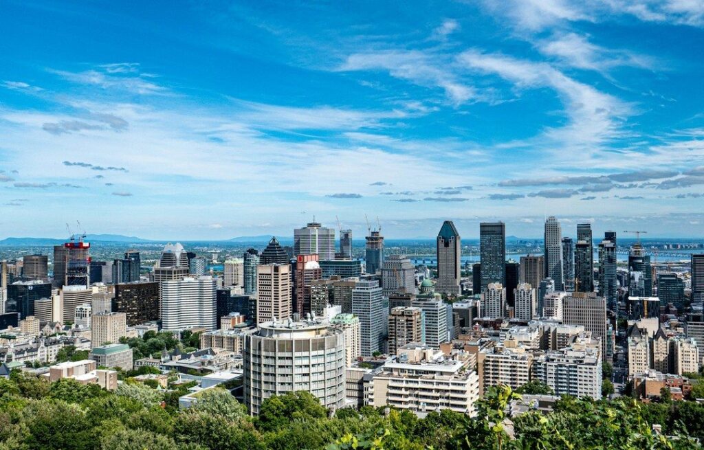 Montreal skyline, Quebec