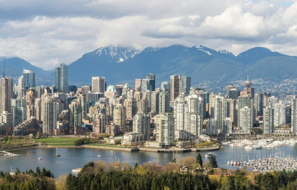 Vancouver skyline, British Columbia